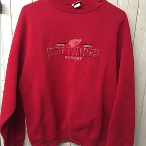 Vintage Detroit Red Wings Crewneck Sweatshirt